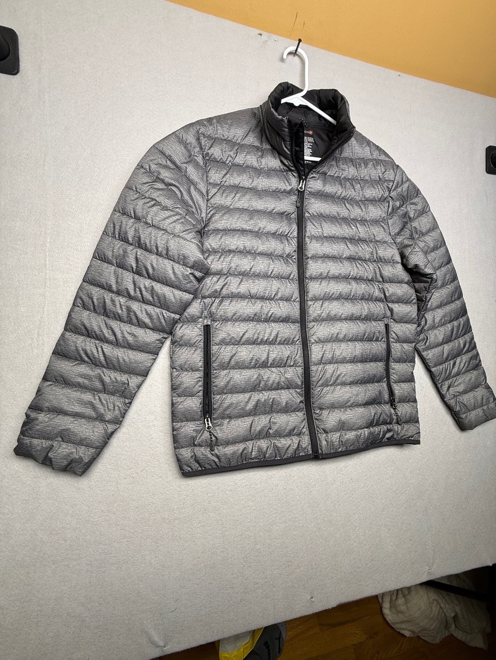 Swiss Tech Puffer Jacket Men's Regular M Gray Heather